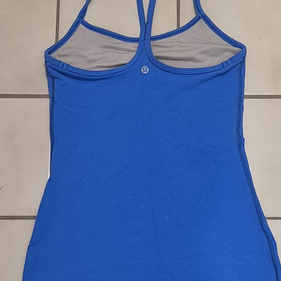 Lululemon Power Y Tank (Luon) – Pipe Dream Blue-Size 4 - Picture 4 of 5